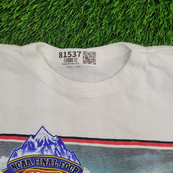 Vintage 1990 Denver Basketball Shirt S/M 20X27 Final-Four USA - Picture 10 of 13